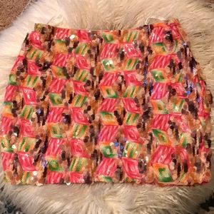 ADORABLE SEQUIN MINI SKIRT